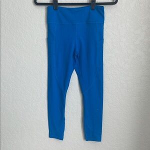 Zyia Bright Blue Legging with Pockets 4